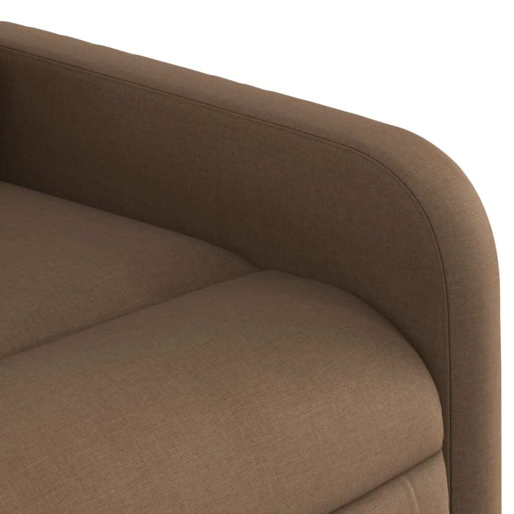 Fauteuil verstelbaar stof bruin is nu te koop bij PeponiXL, paradijselijk wonen!