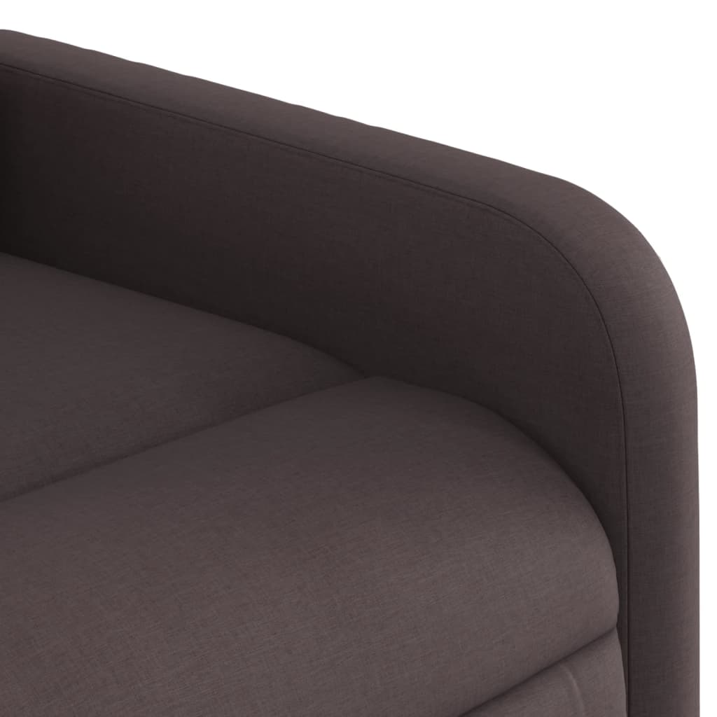 Fauteuil verstelbaar stof donkerbruin is nu te koop bij PeponiXL, paradijselijk wonen!