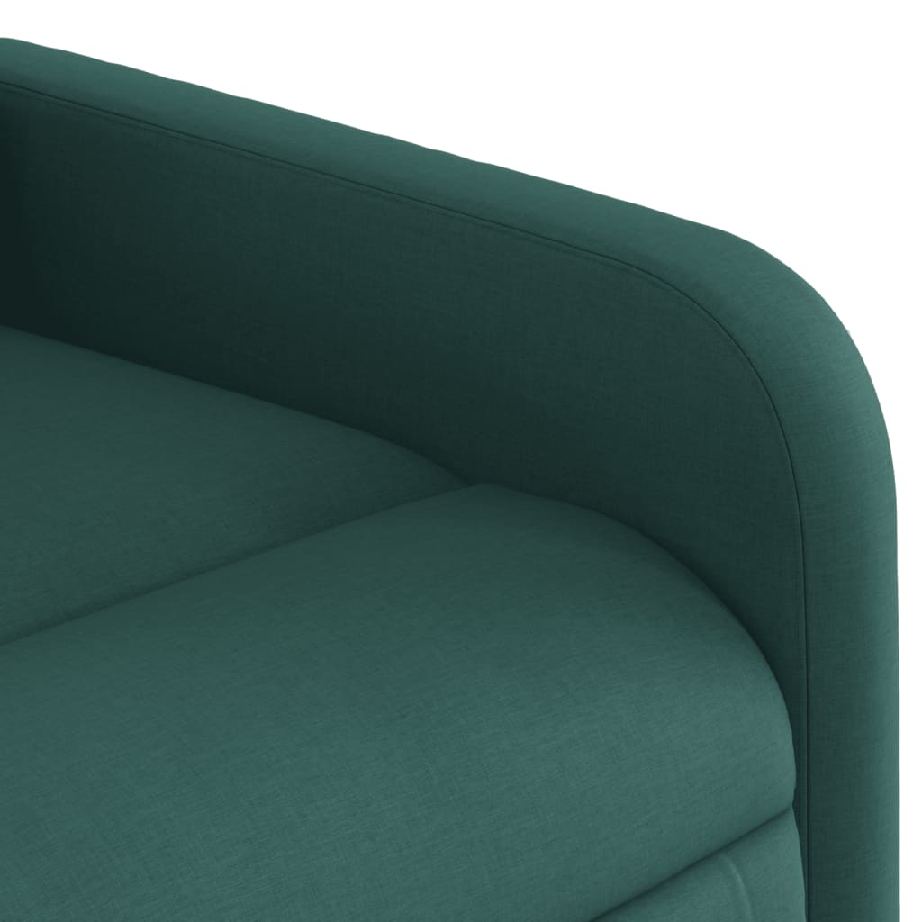 Fauteuil verstelbaar stof donkergroen is nu te koop bij PeponiXL, paradijselijk wonen!