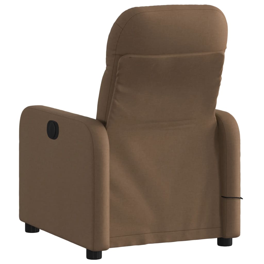 Massagestoel verstelbaar stof bruin is nu te koop bij PeponiXL, paradijselijk wonen!