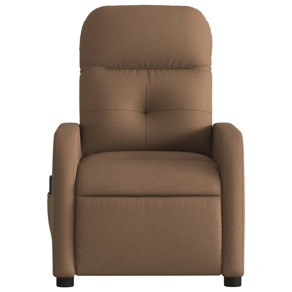 Massagestoel verstelbaar stof bruin is nu te koop bij PeponiXL, paradijselijk wonen!