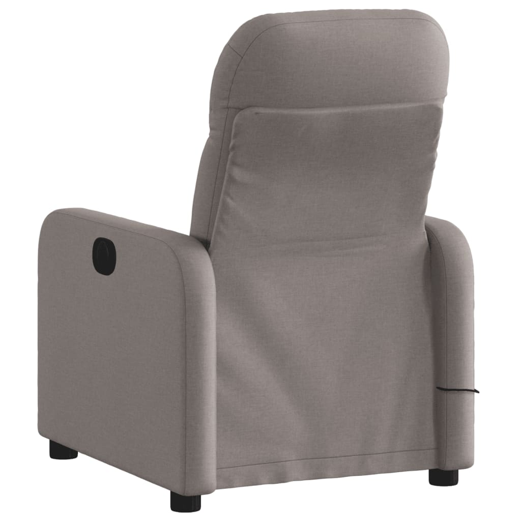 Massagestoel verstelbaar stof taupe is nu te koop bij PeponiXL, paradijselijk wonen!