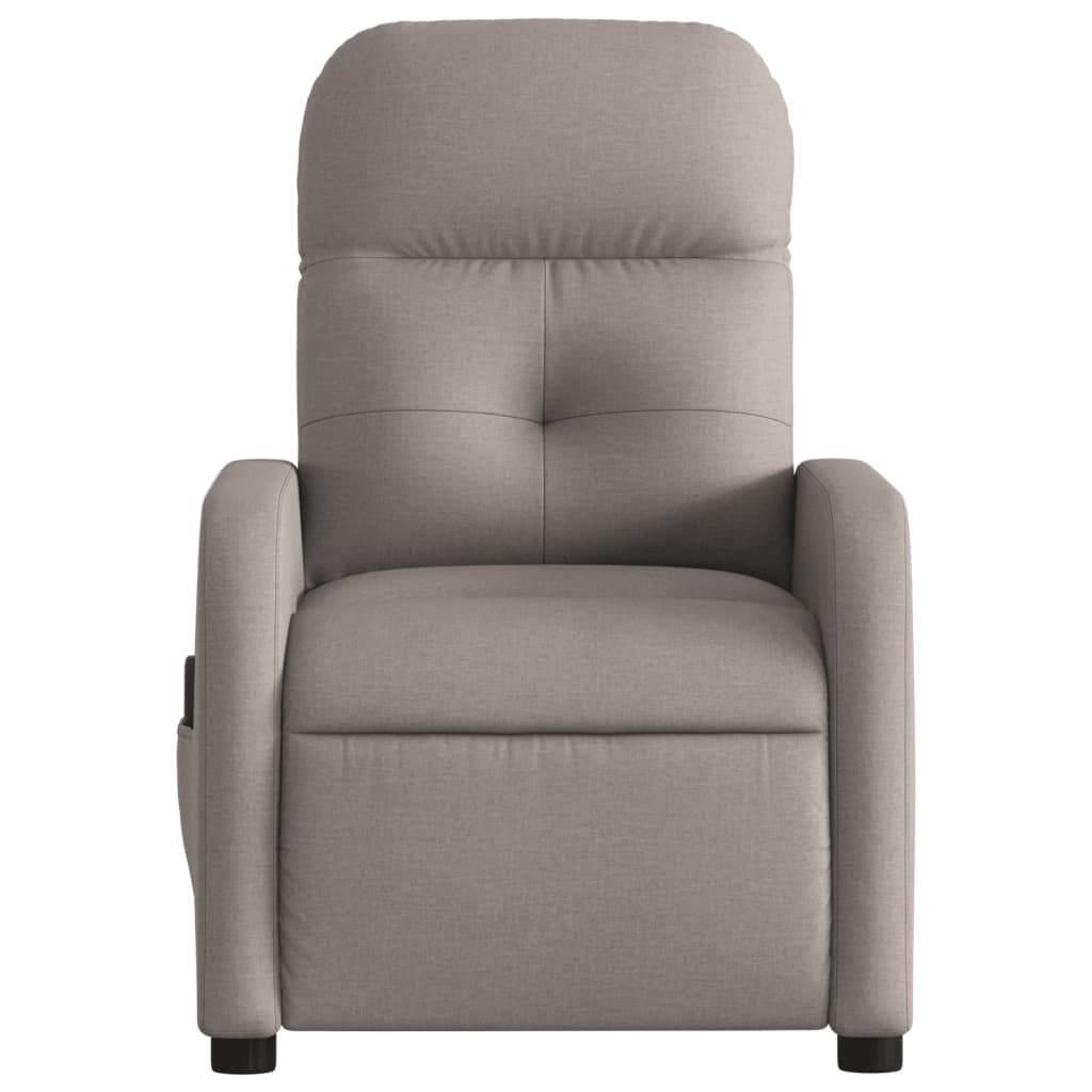 Massagestoel verstelbaar stof taupe is nu te koop bij PeponiXL, paradijselijk wonen!
