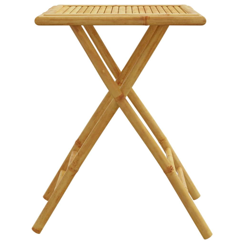 Tuintafel inklapbaar 55x55x75 cm bamboe is nu te koop bij PeponiXL, paradijselijk wonen!