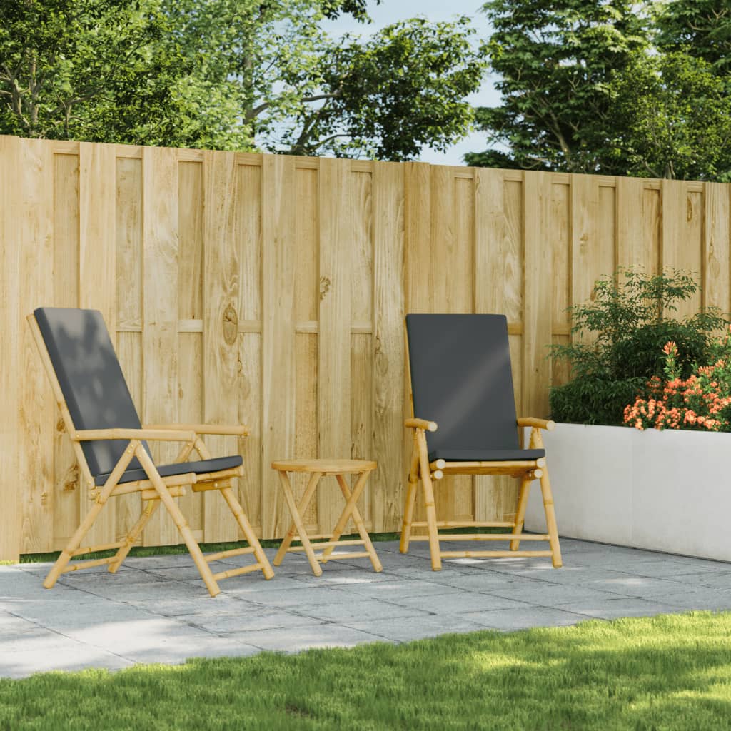 Tuintafel inklapbaar Ø 45x45 cm bamboe is nu te koop bij PeponiXL, paradijselijk wonen!