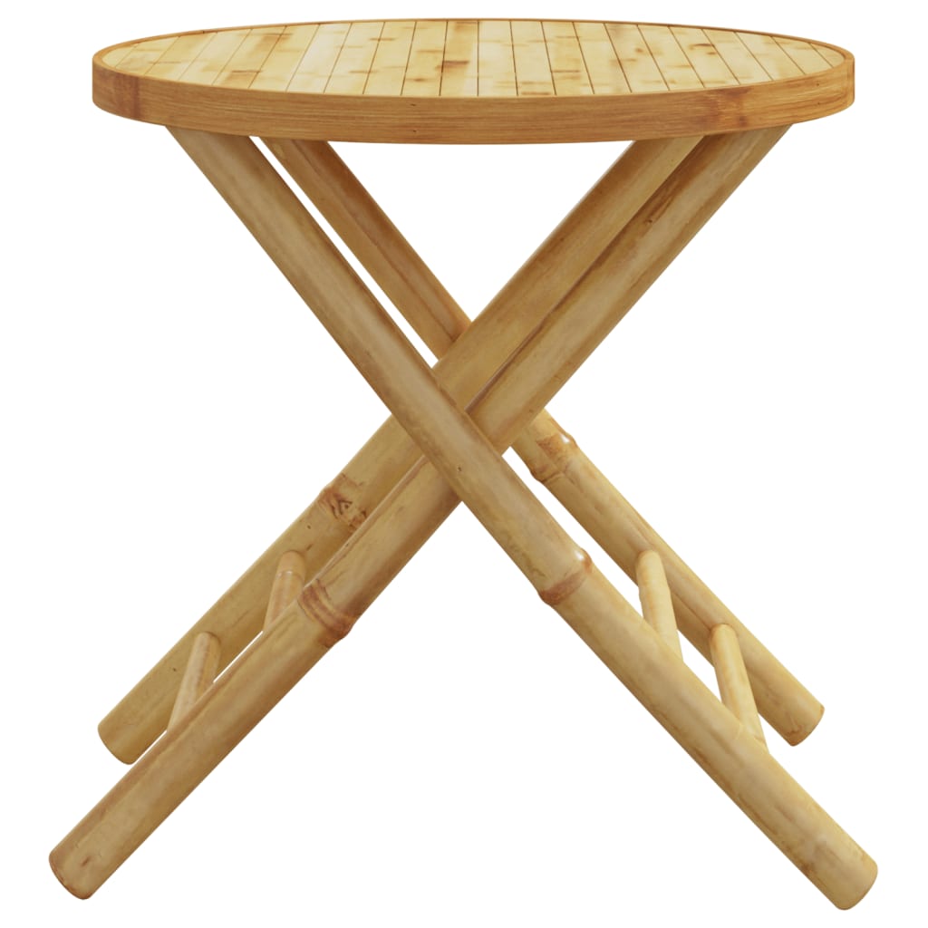 Tuintafel inklapbaar Ø 45x45 cm bamboe is nu te koop bij PeponiXL, paradijselijk wonen!