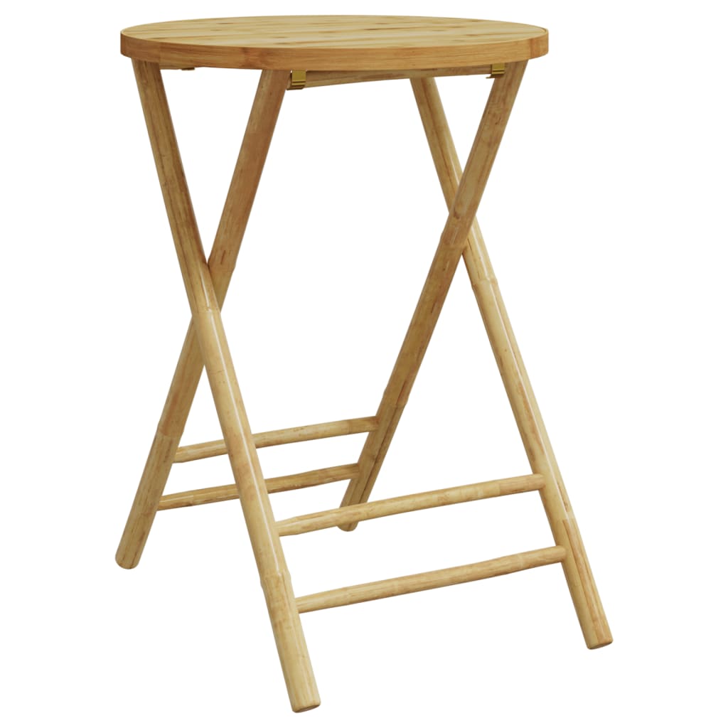 Tuintafel inklapbaar Ø 55x75 cm bamboe is nu te koop bij PeponiXL, paradijselijk wonen!