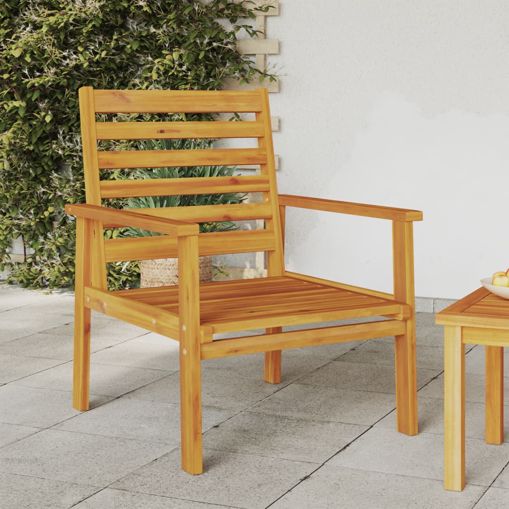 Tuinfauteuil 2 stuks 66,5 x 65 x 81 cm massief acaciahout is nu te koop bij PeponiXL, paradijselijk wonen!