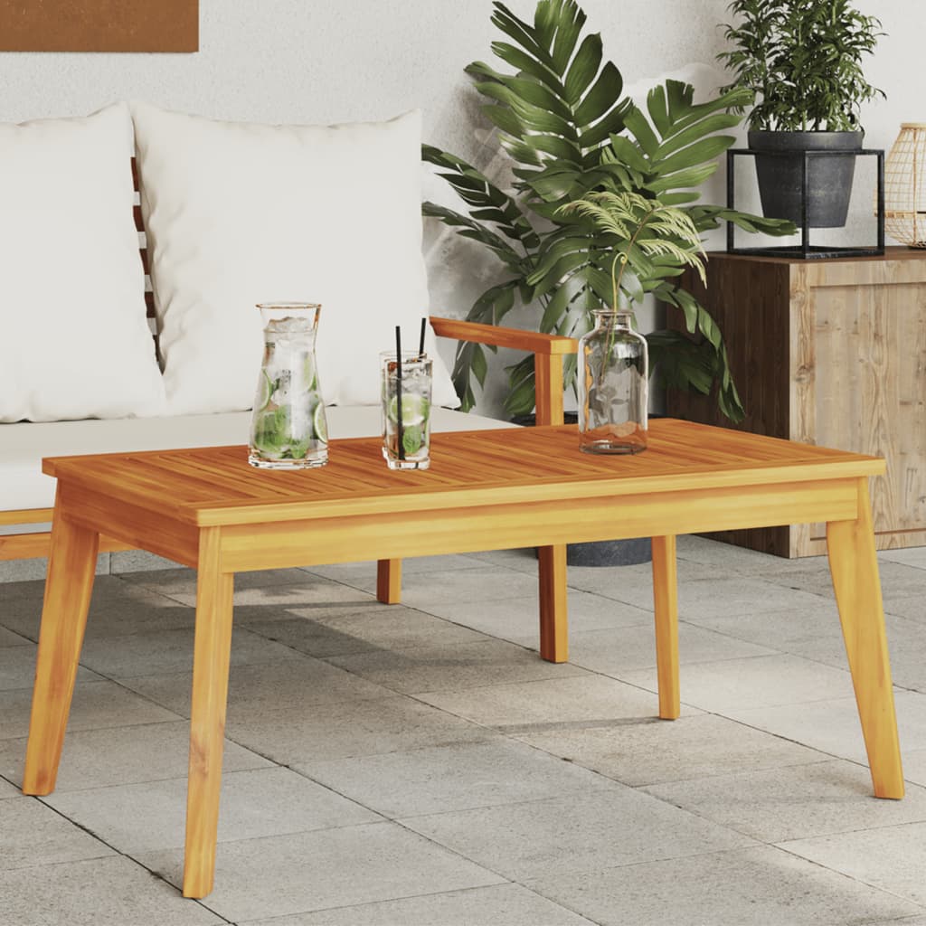 Tuintafel 100x55x45 cm massief acaciahout is nu te koop bij PeponiXL, paradijselijk wonen!