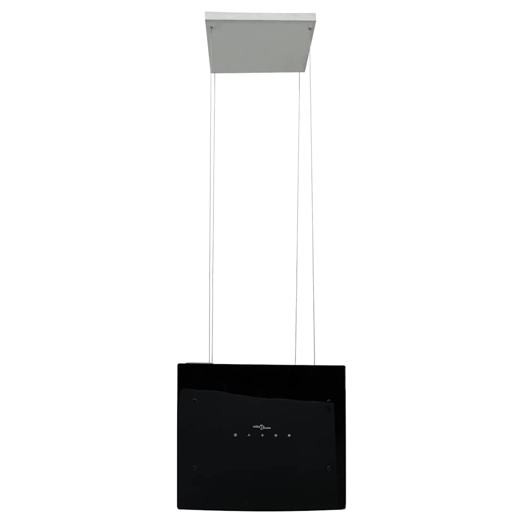Afzuigkap voor kookeiland met aanraaksensor LCD gehard glas is nu te koop bij PeponiXL, paradijselijk wonen!