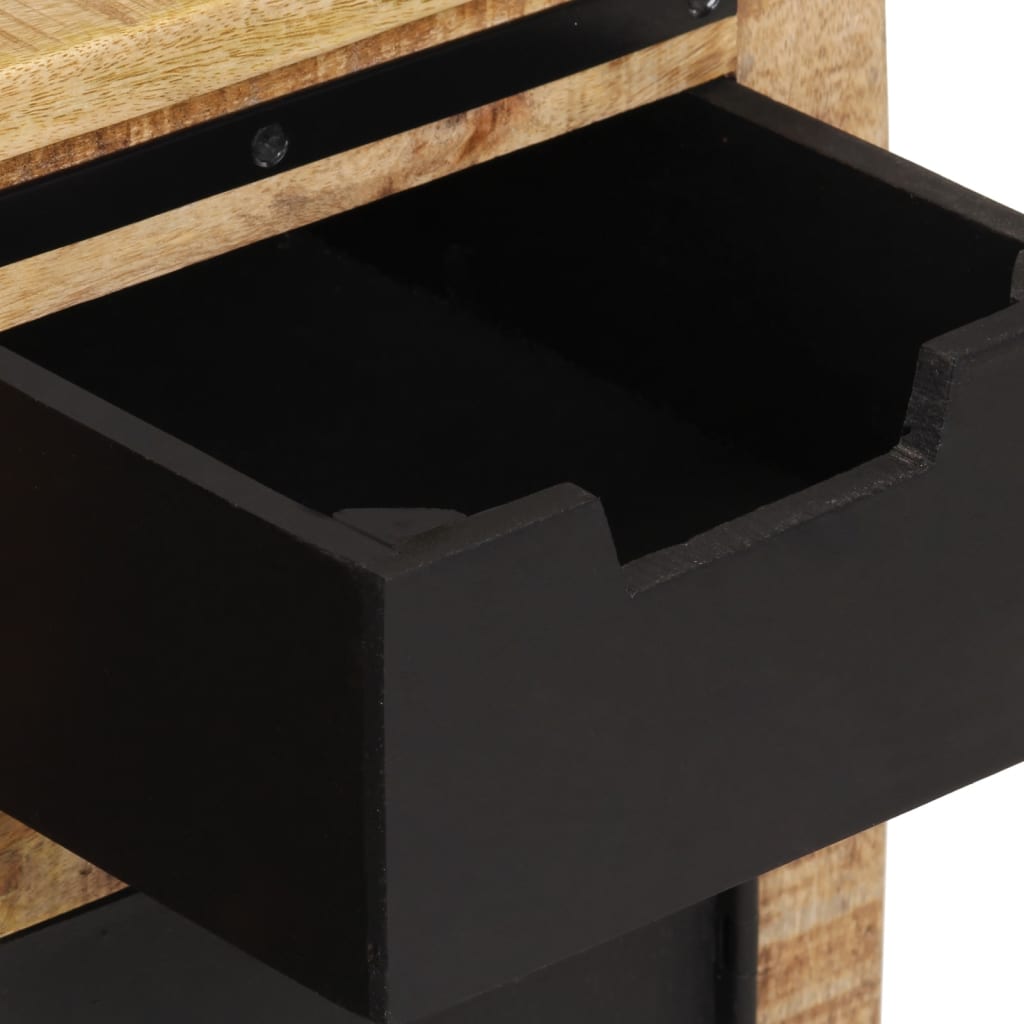 Dressoir met 2 lades 55x35x60 cm massief mangohout is nu te koop bij PeponiXL, paradijselijk wonen!