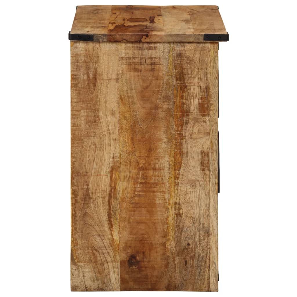 Dressoir met 3 lades 55x35x60 cm massief mangohout is nu te koop bij PeponiXL, paradijselijk wonen!