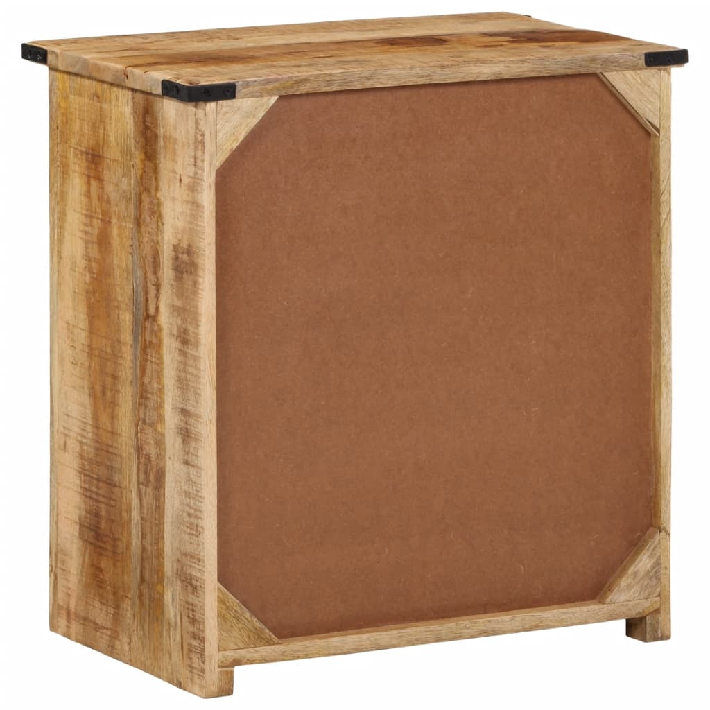 Dressoir met 3 lades 55x35x60 cm massief mangohout is nu te koop bij PeponiXL, paradijselijk wonen!