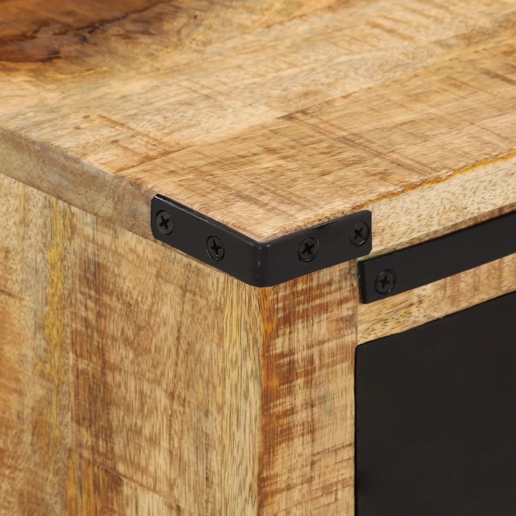 Dressoir met 3 lades 55x35x60 cm massief mangohout is nu te koop bij PeponiXL, paradijselijk wonen!