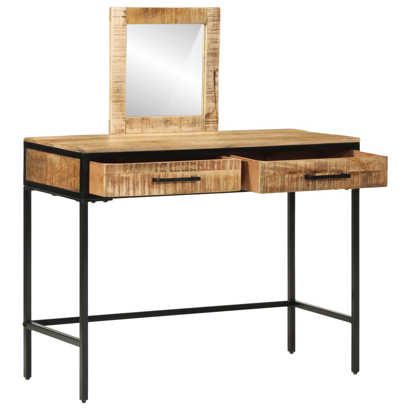 Plafondtafel met lade Bruin 100 x 40 x 120 cm Massief mangohout is nu te koop bij PeponiXL, paradijselijk wonen!
