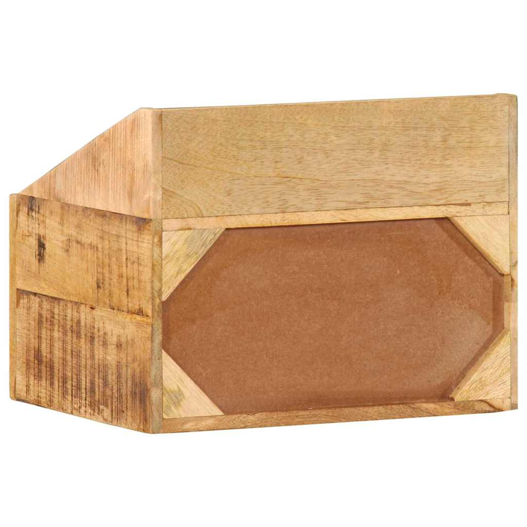 Nachtkastje met lade Bruin 40 x 30 x 30 cm Massief Mango Hout is nu te koop bij PeponiXL, paradijselijk wonen!