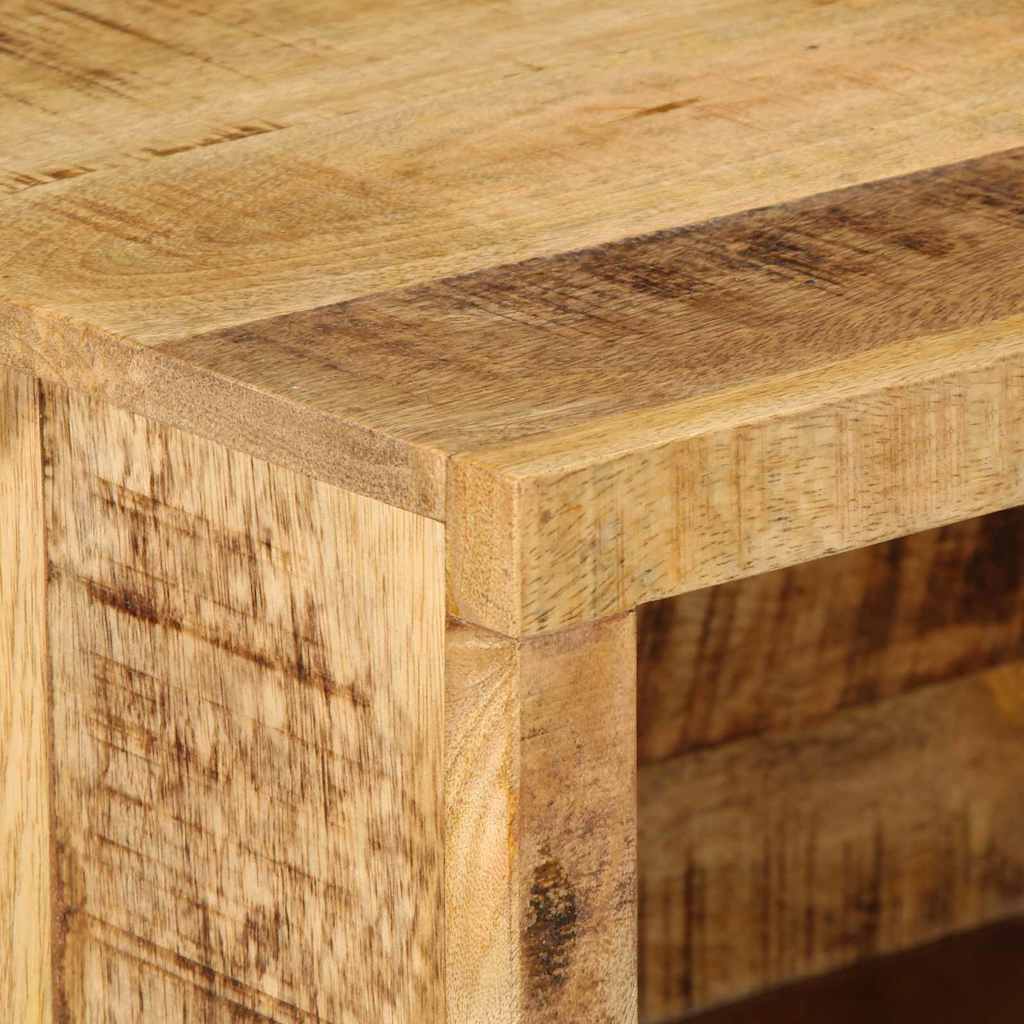 Nachtkastje Bruin 40 x 30 x 25 cm Massief Mango Hout is nu te koop bij PeponiXL, paradijselijk wonen!
