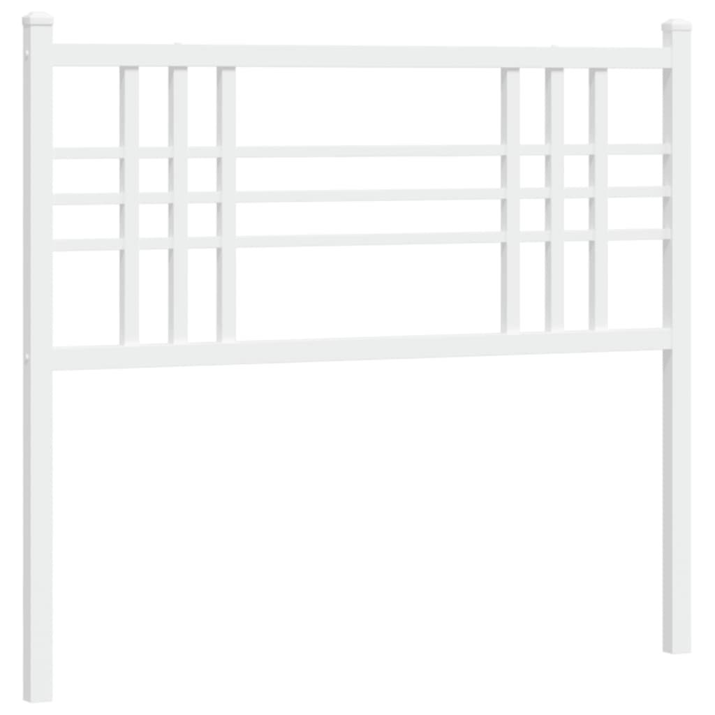 Vervangend hoofdbord 100 cm metaal wit is nu te koop bij PeponiXL, paradijselijk wonen!