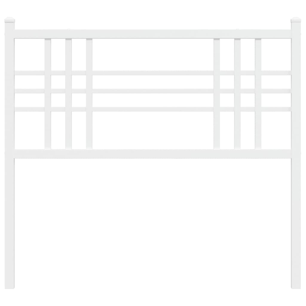 Vervangend hoofdbord 100 cm metaal wit is nu te koop bij PeponiXL, paradijselijk wonen!