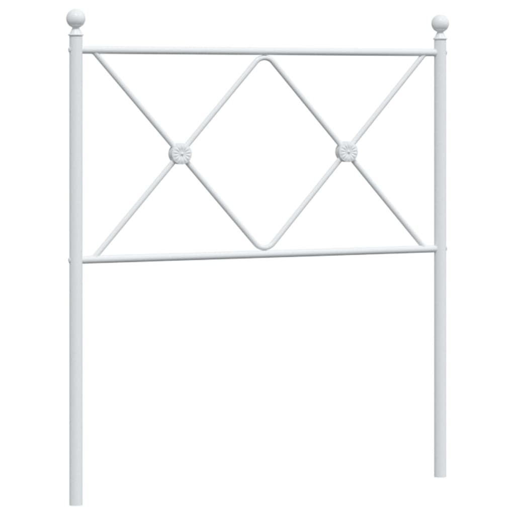 Vervangend hoofdbord 75 cm metaal wit is nu te koop bij PeponiXL, paradijselijk wonen!