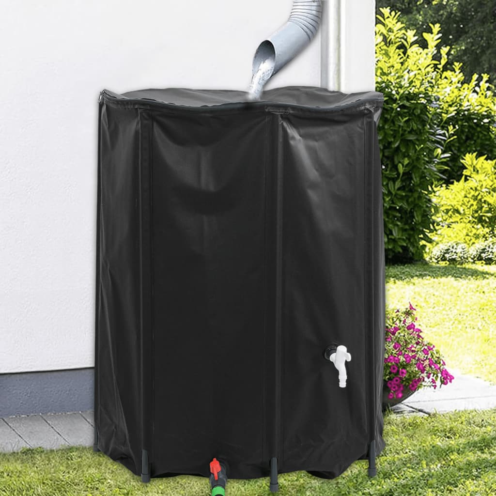 Watertank met kraan opvouwbaar 750 L PVC is nu te koop bij PeponiXL, paradijselijk wonen!