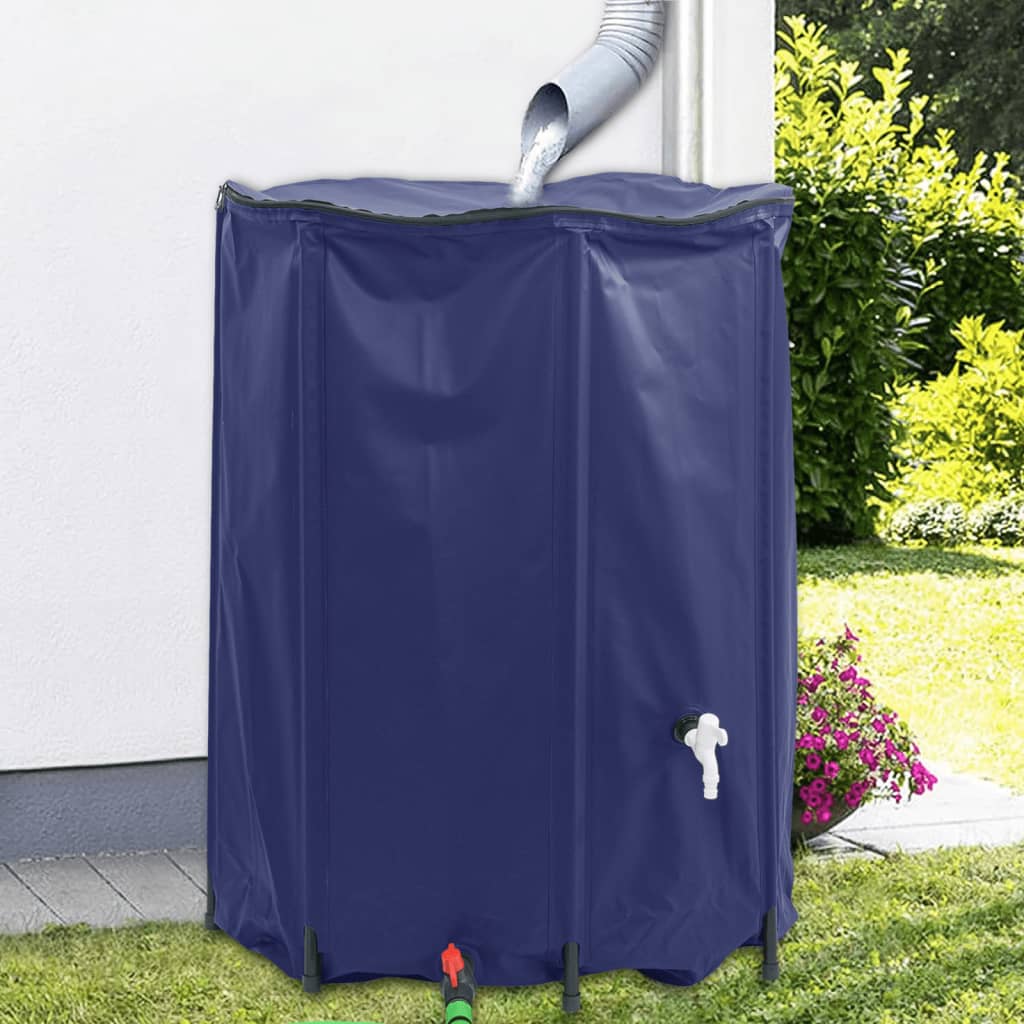 Watertank met kraan opvouwbaar 1350 L PVC is nu te koop bij PeponiXL, paradijselijk wonen!