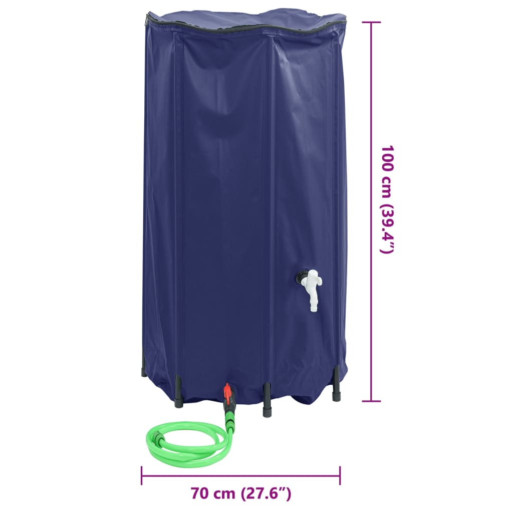 Watertank met kraan opvouwbaar 380 L PVC is nu te koop bij PeponiXL, paradijselijk wonen!