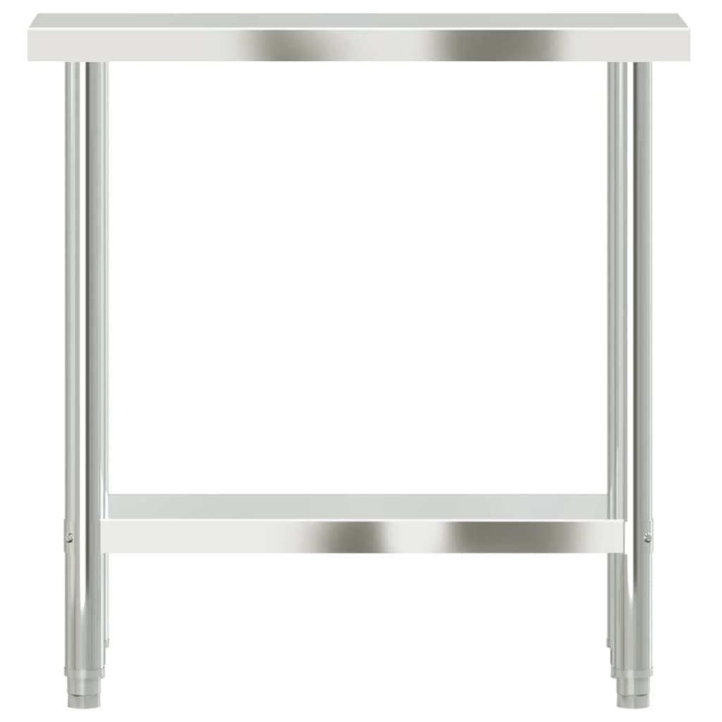 Keukenwerktafel 82,5x30x85 cm roestvrij staal is nu te koop bij PeponiXL, paradijselijk wonen!