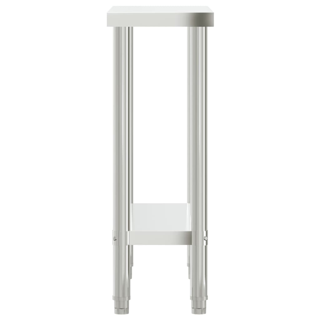 Keukenwerktafel 82,5x30x85 cm roestvrij staal is nu te koop bij PeponiXL, paradijselijk wonen!