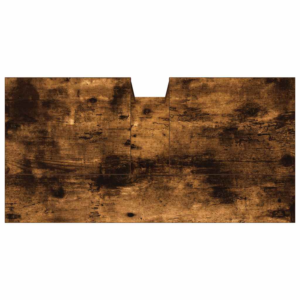 Badkamerkast 60x30x60 cm bewerkt hout gerookt eikenkleurig is nu te koop bij PeponiXL, paradijselijk wonen!