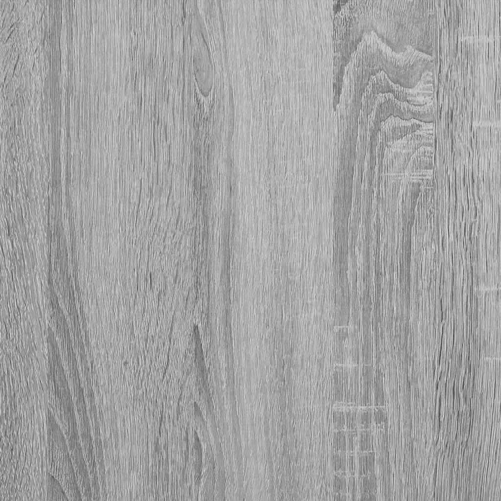 Wastafelkast 80x30x60 cm bewerkt hout grijs sonoma eikenkleurig is nu te koop bij PeponiXL, paradijselijk wonen!