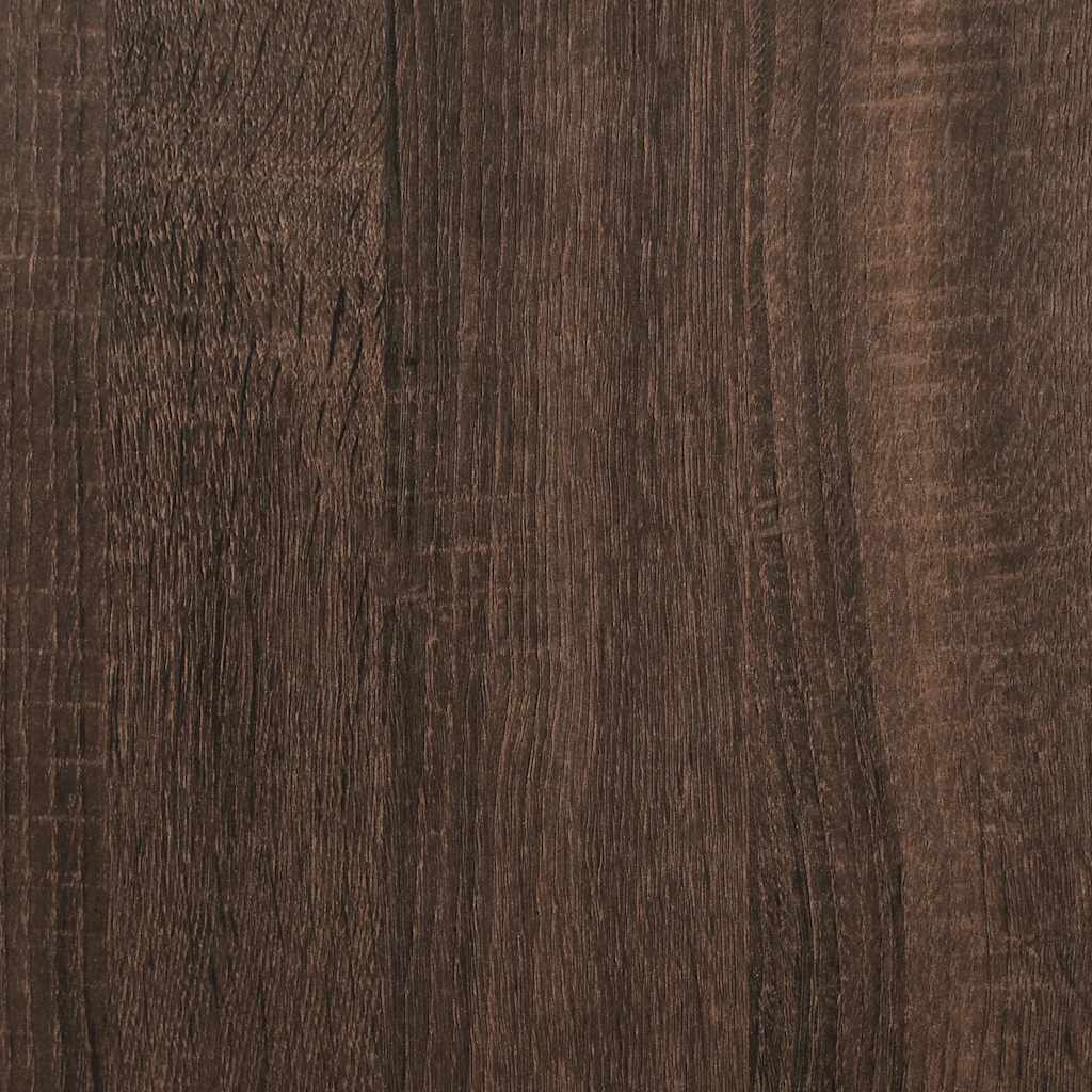 Wastafelkast 60x33x60 cm bewerkt hout bruin eikenkleurig is nu te koop bij PeponiXL, paradijselijk wonen!