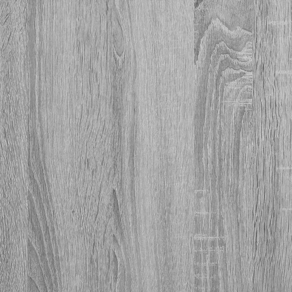 Wastafelkast 80x33x60 cm bewerkt hout grijs sonoma eikenkleurig is nu te koop bij PeponiXL, paradijselijk wonen!