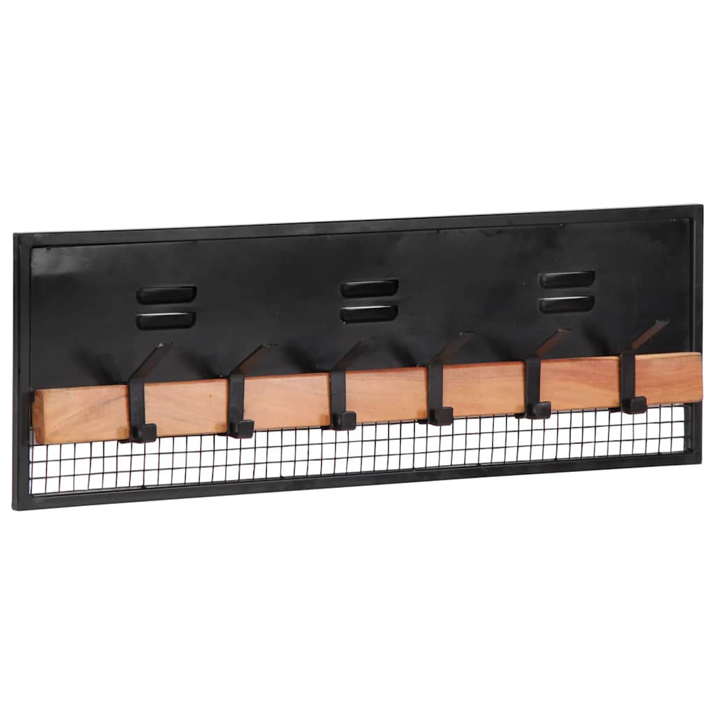 Wandkapstok 90x11x30 cm massief mangohout mango is nu te koop bij PeponiXL, paradijselijk wonen!