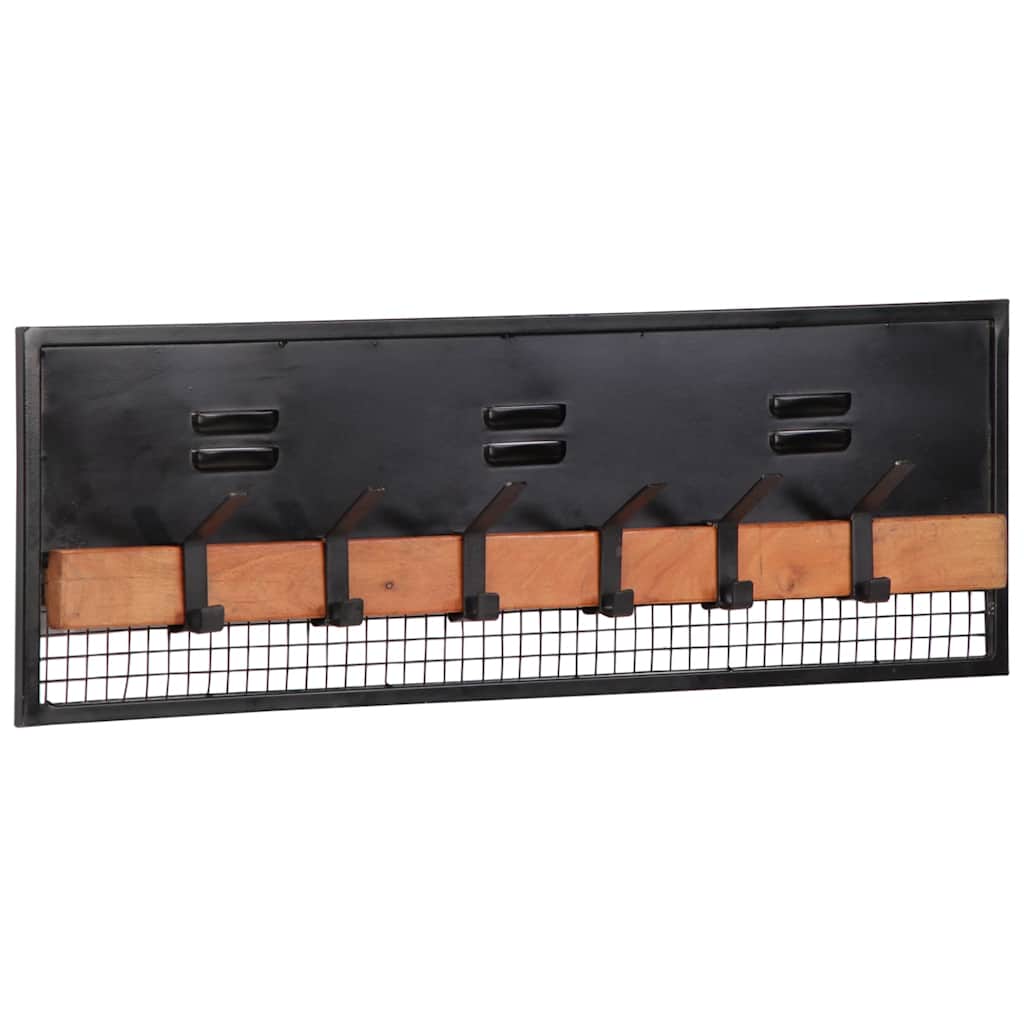 Wandkapstok 90x11x30 cm massief mangohout mango is nu te koop bij PeponiXL, paradijselijk wonen!