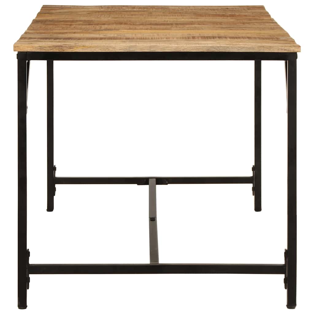 Eettafel 160x80x75 cm massief hout ruw mangohout is nu te koop bij PeponiXL, paradijselijk wonen!