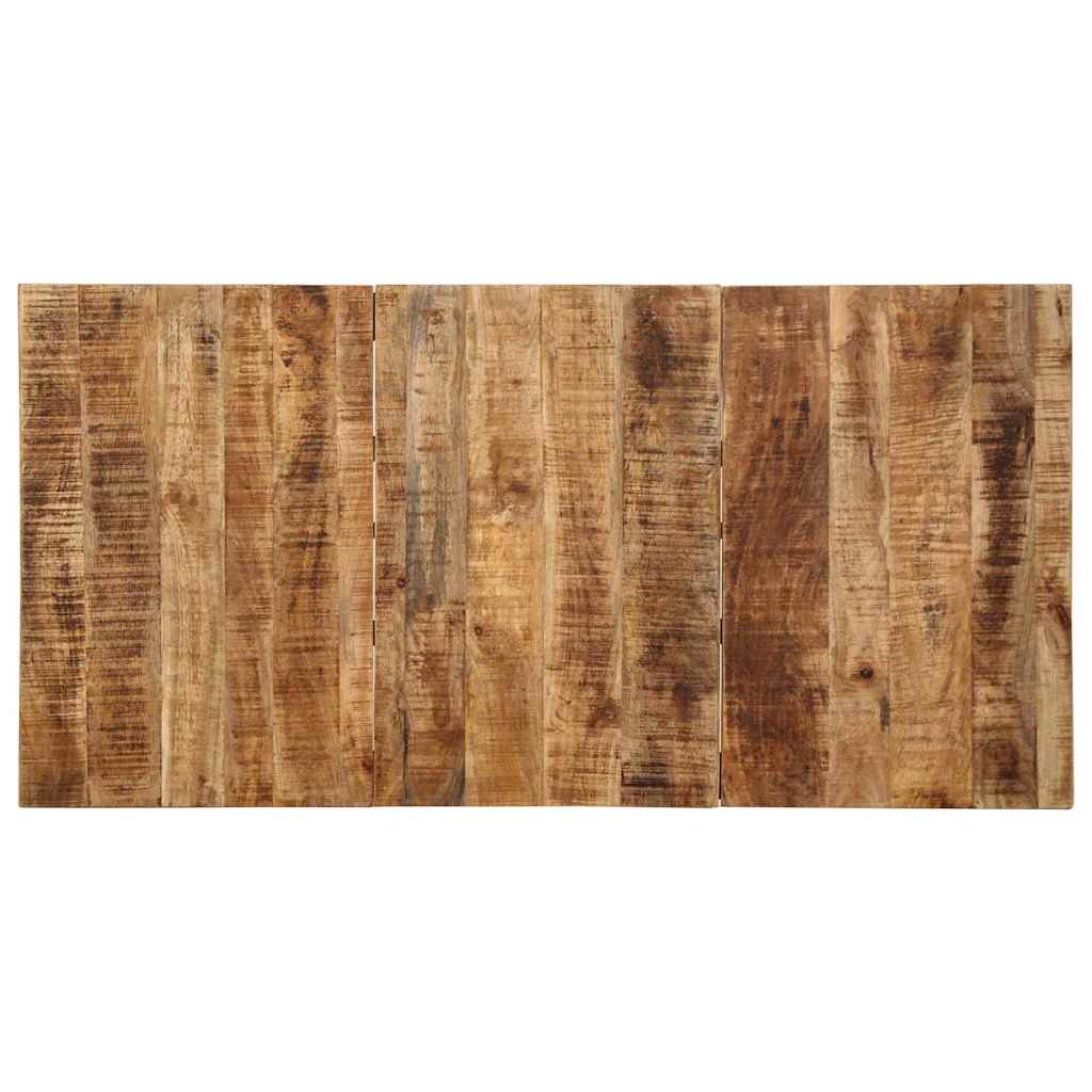Eettafel 160x80x75 cm massief hout ruw mangohout is nu te koop bij PeponiXL, paradijselijk wonen!