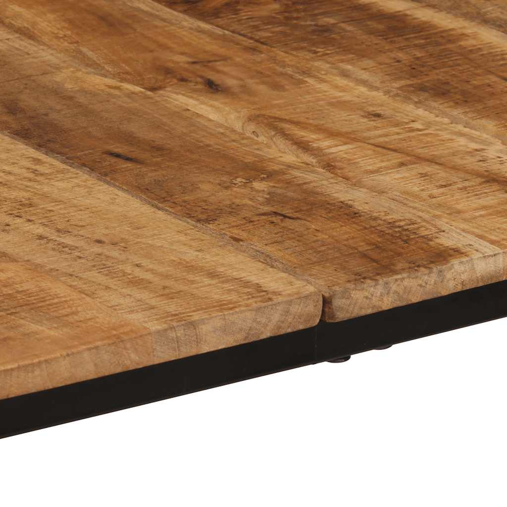 Eettafel 180x90x75 cm massief hout ruw mangohout is nu te koop bij PeponiXL, paradijselijk wonen!