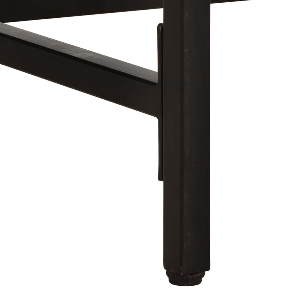 Eettafel 180x90x75 cm massief hout ruw mangohout is nu te koop bij PeponiXL, paradijselijk wonen!