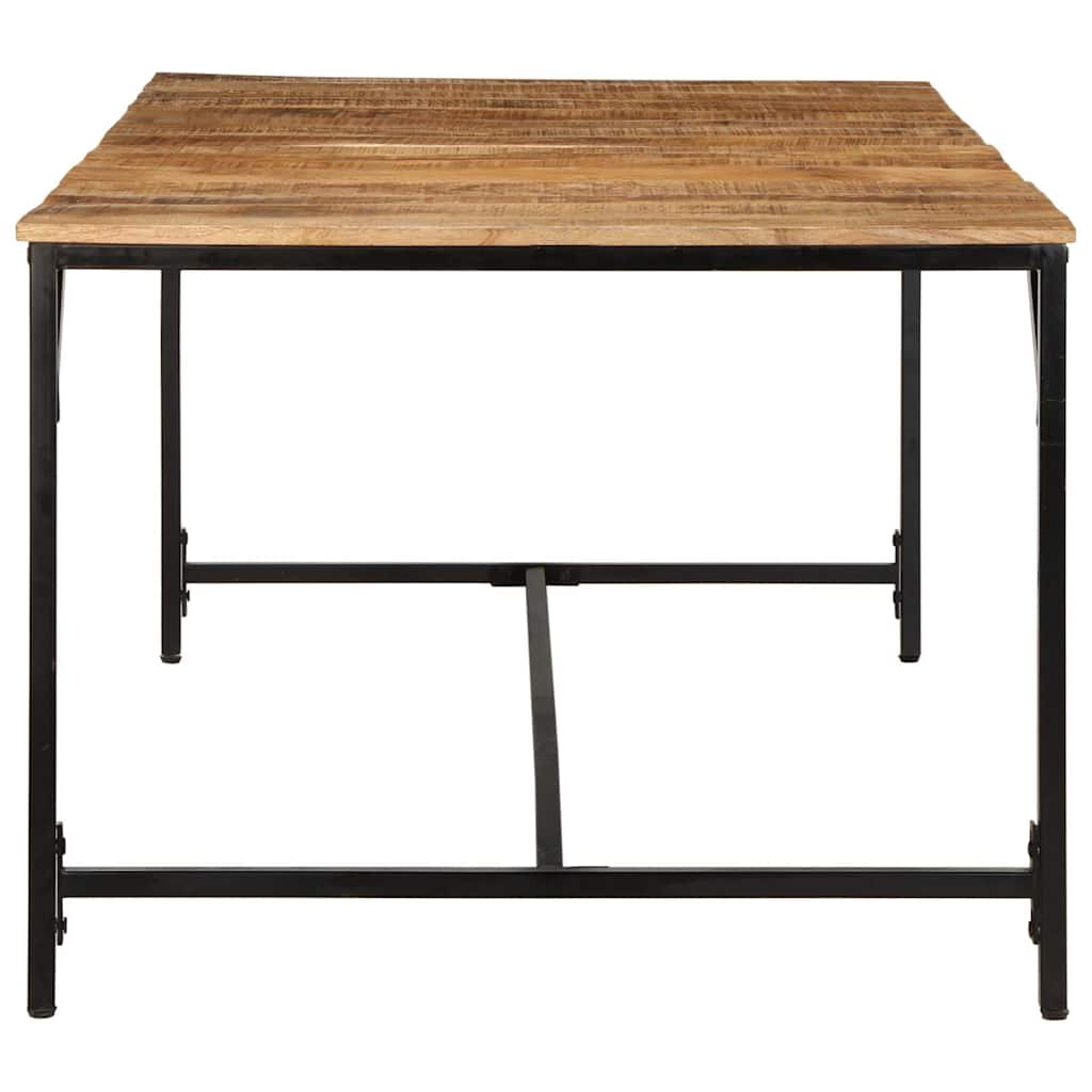 Eettafel 200x100x75 cm massief hout ruw mangohout is nu te koop bij PeponiXL, paradijselijk wonen!