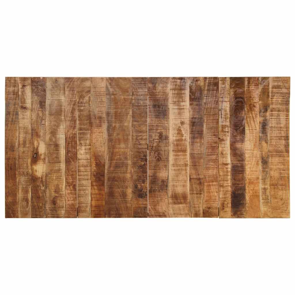 Eettafel 200x100x75 cm massief hout ruw mangohout is nu te koop bij PeponiXL, paradijselijk wonen!