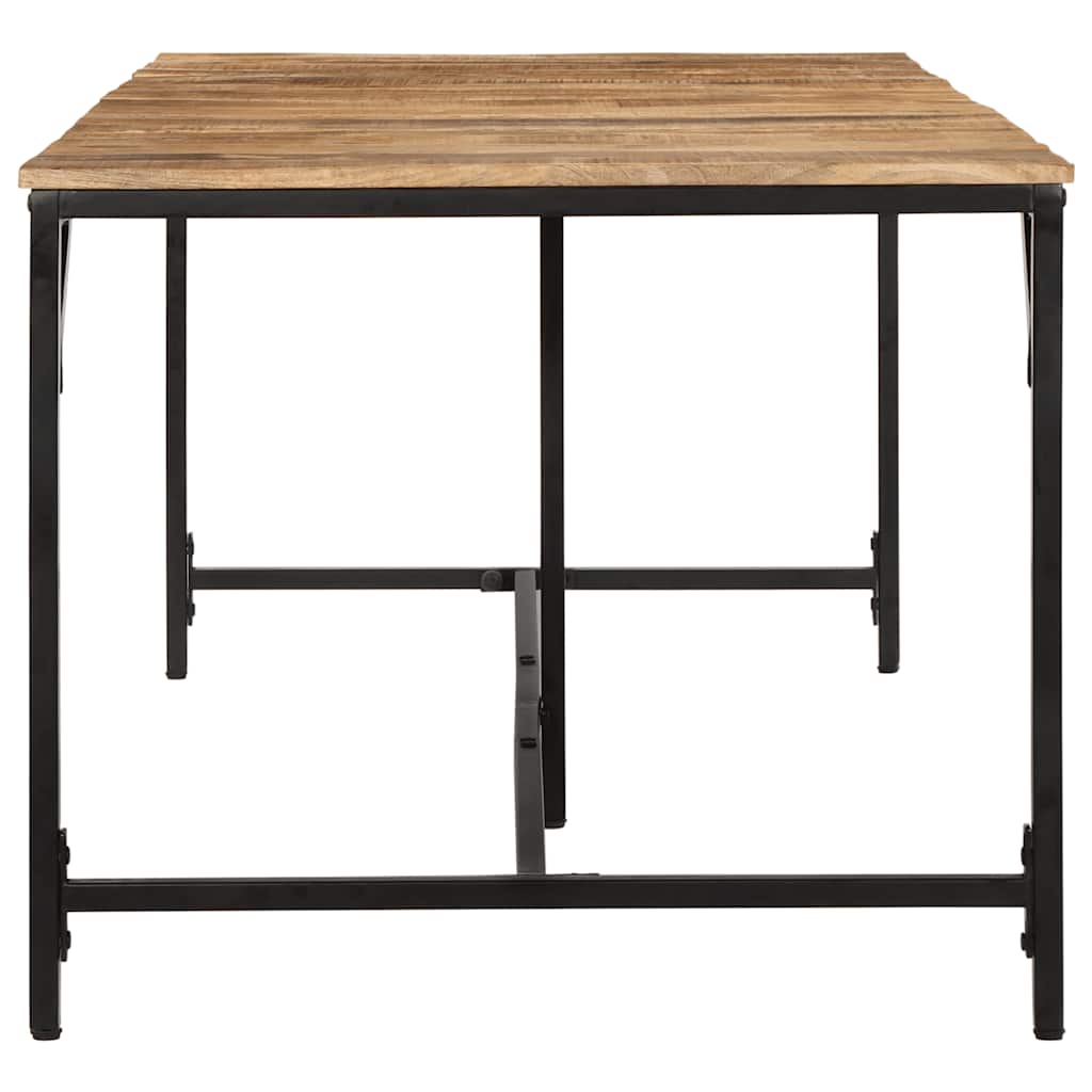 Eettafel 220x90x75 cm massief hout ruw mangohout is nu te koop bij PeponiXL, paradijselijk wonen!
