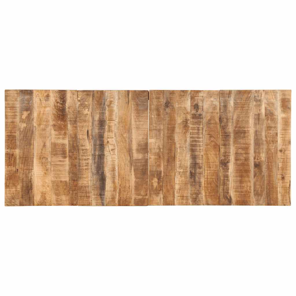 Eettafel 220x90x75 cm massief hout ruw mangohout is nu te koop bij PeponiXL, paradijselijk wonen!