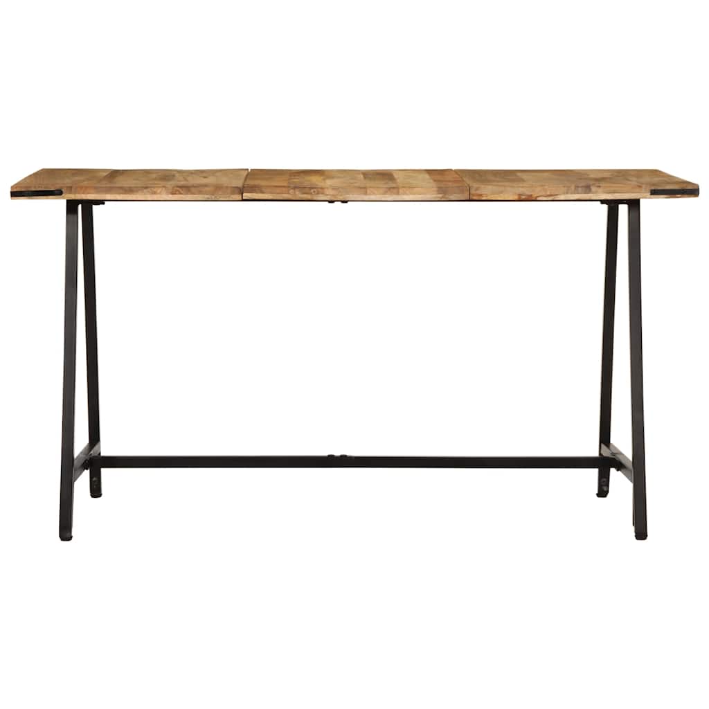 Eettafel 140x70x75 cm massief mangohout is nu te koop bij PeponiXL, paradijselijk wonen!