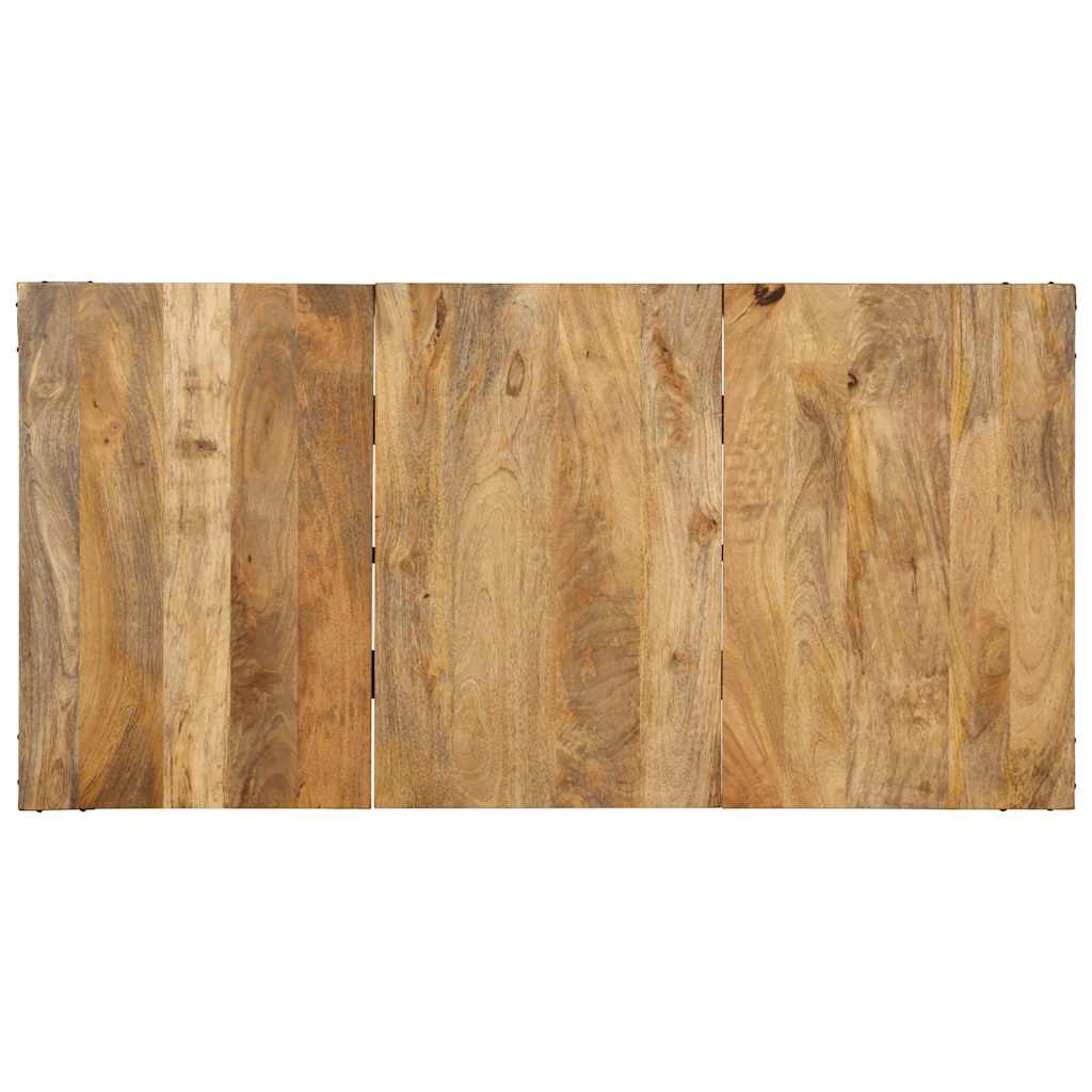 Eettafel 140x70x75 cm massief mangohout is nu te koop bij PeponiXL, paradijselijk wonen!