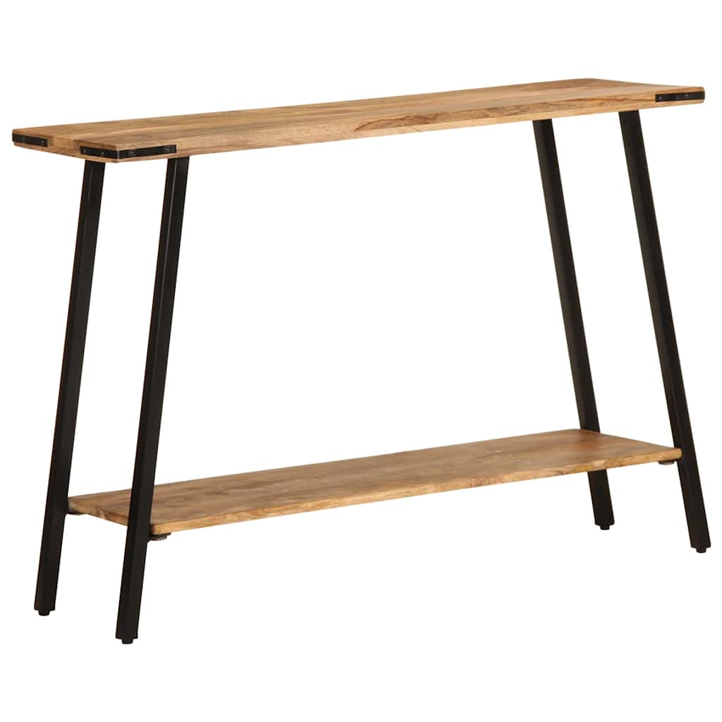 Wandtafel 110x30x75 cm massief mangohout is nu te koop bij PeponiXL, paradijselijk wonen!