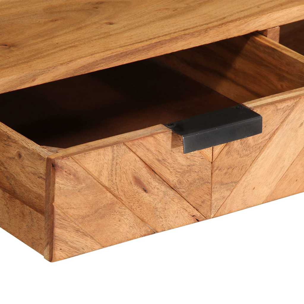 Salontafel 110x55x40 cm massief acaciahout is nu te koop bij PeponiXL, paradijselijk wonen!