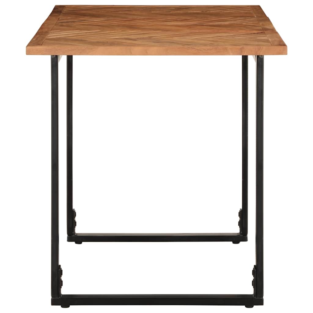 Eettafel 140x70x75 cm massief acaciahout is nu te koop bij PeponiXL, paradijselijk wonen!