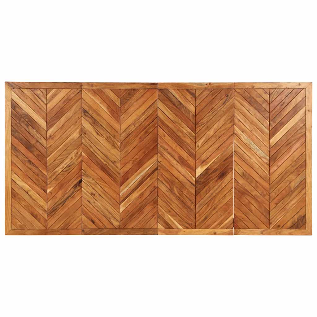 Eettafel 200x100x75 cm massief acaciahout is nu te koop bij PeponiXL, paradijselijk wonen!