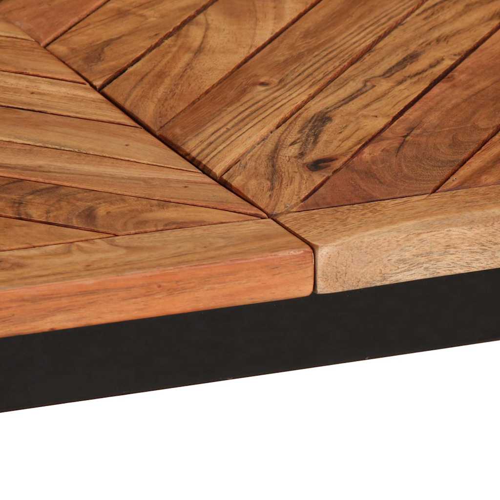 Eettafel 200x100x75 cm massief acaciahout is nu te koop bij PeponiXL, paradijselijk wonen!